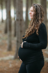 The Luna Layer - Wildelore Maternity and Nursing Sweater for Hiking & life outdoors